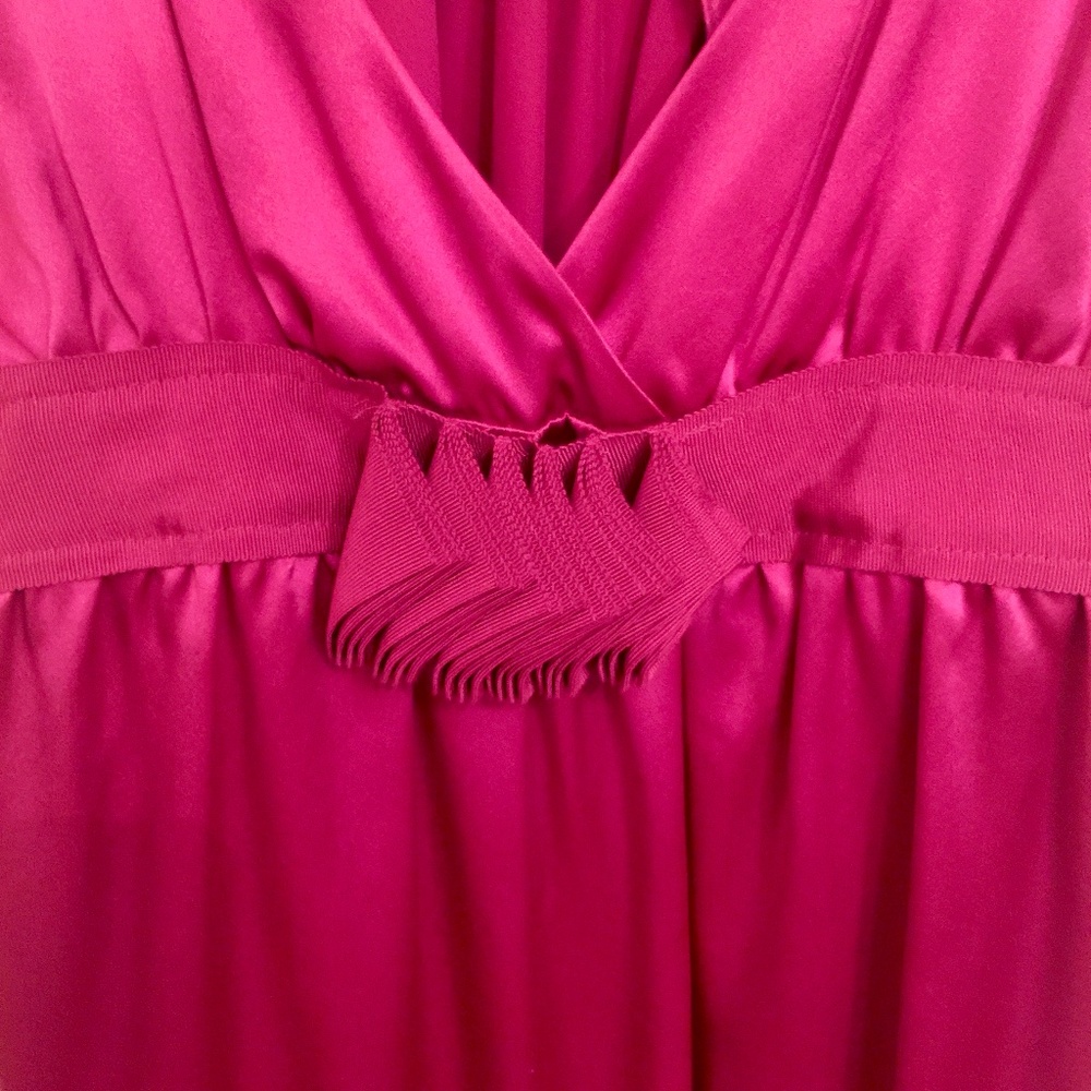 Fuchsia Pink See By Chloe Silk Women's Flow Top